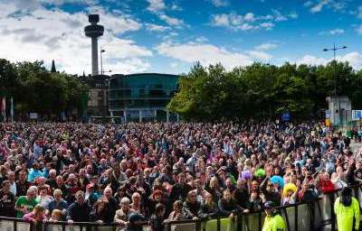 Hosting (55,000) Mathew Street Music Festival Main Stage.