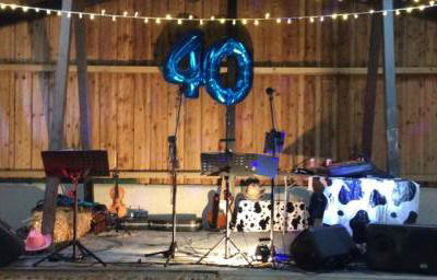 perfect setting for a barn dance