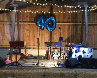 perfect setting for a barn dance