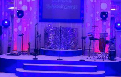 White Dance Floor