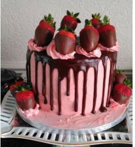 Chocolate drip cake