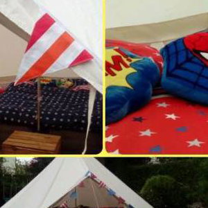 boys sleepover tent hire