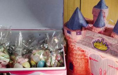Pinata and Sweetie Cones in Treasure Chest