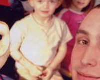 Jack and a Barn Owl at a Children;S Party