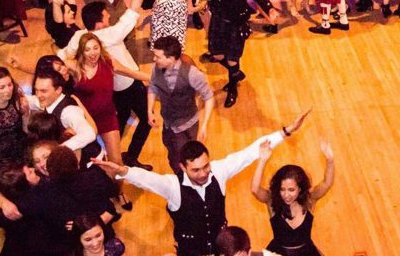 Ceilidh Dancing in Edinburgh with HotScotch Ceilidh Band