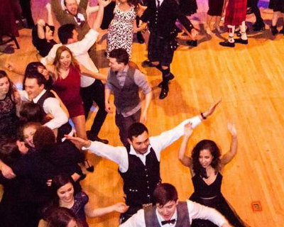 Ceilidh Dancing in Edinburgh with HotScotch Ceilidh Band