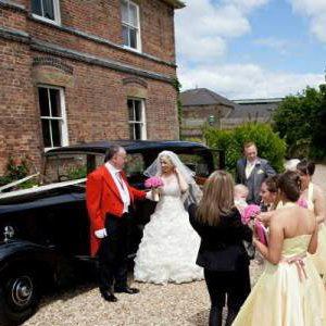 Shottle Hall, Derbyshire. "Now Which One of You 12 Girls Is the Maid of Honour"