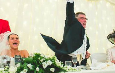Relief From Father of the Bride "Yeah I Did It"