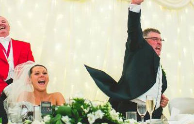 Relief From Father of the Bride "Yeah I Did It"