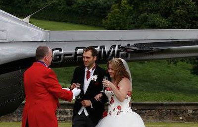 Greeted With Some Bubbly at Osmaston Park