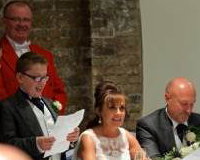 11 Yr Old Son of the Bride Does a Great Speech for His Mum #Wedding Toastmaster