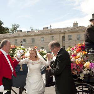Greet the Bride as She Arrives