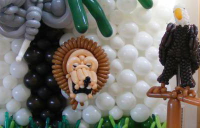 'Jungle Photo Wall' Corporate Open Day