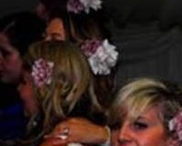 Bridesmaids dancing