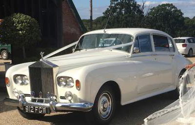 LWB Silver Cloud Rolls Royce wedding car