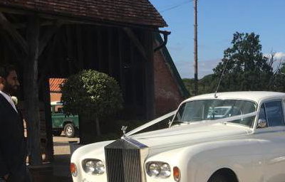 LWB Silver Cloud Rolls Royce wedding car