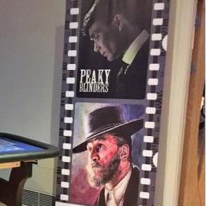 Roulette table Peaky Blinders theme