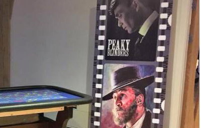 Roulette table Peaky Blinders theme
