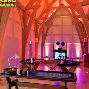 Casino tables on the dance floor (filler)