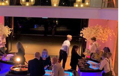 LED tables Las Vegas theme