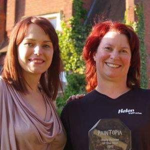 Helen Elvins & Model - Leanne