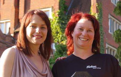 Helen Elvins & Model - Leanne