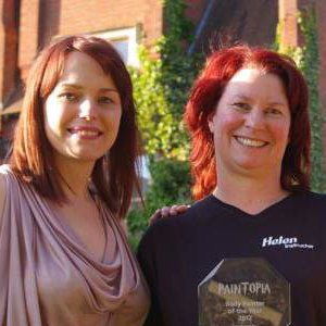 Helen Elvins & Model - Leanne