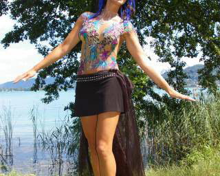Body Glitter Art - 2nd place World Body painting 2012