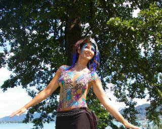 Body Glitter Art - 2nd place World Body painting 2012