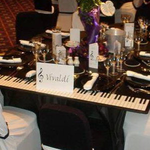 Black and white music theme
