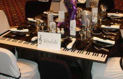 Black and white music theme