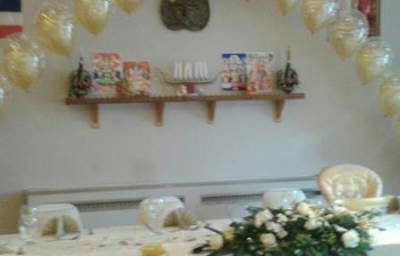 Top Table arch & swagging