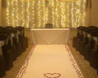 Starlight Backdrop With Aisle Carpet
