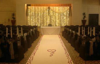 Starlight Backdrop With Aisle Carpet
