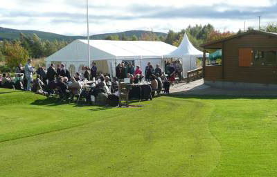Clubhouse Cafe with marquee