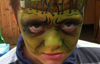 Frankenstein Face Painting Absolutely Painted Faces
