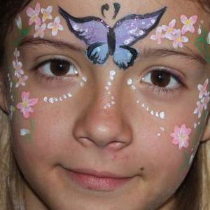 Girly Face Painting