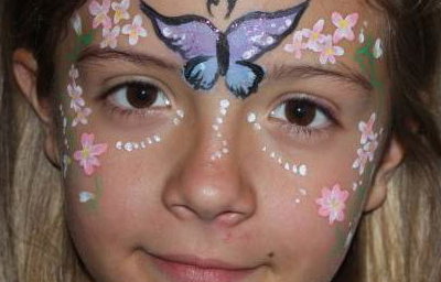 Girly Face Painting
