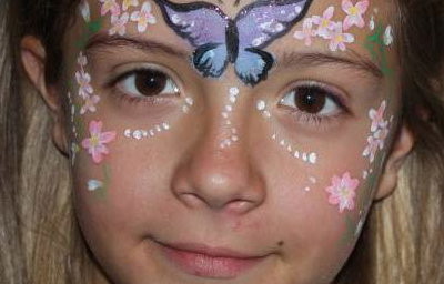 Girly Face Painting