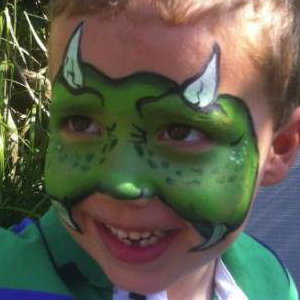 Dinasour Face Painting
