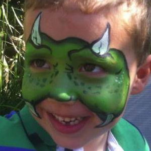 Dinasour Face Painting