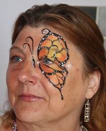 Autumn Butterfly Face Painting