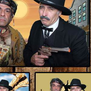 Wild West Themed Photo Booth