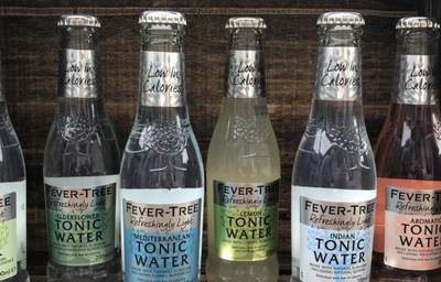 Fever-tree selection for Scottish Craft gin bar