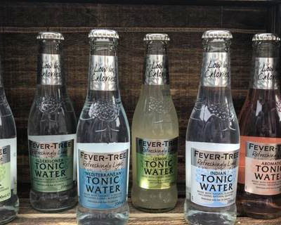 Fever-tree selection for Scottish Craft gin bar