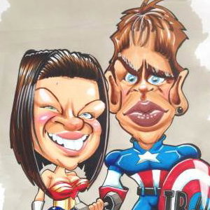 Superhero Caricature