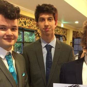 school prom caricature by Mick Wright