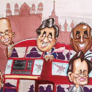 Routemaster Caricature
