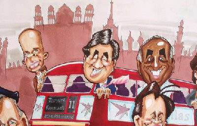 Routemaster Caricature