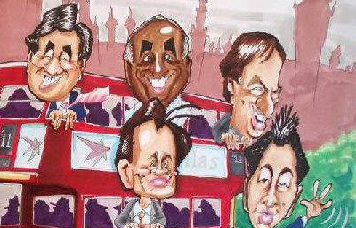 Routemaster Caricature